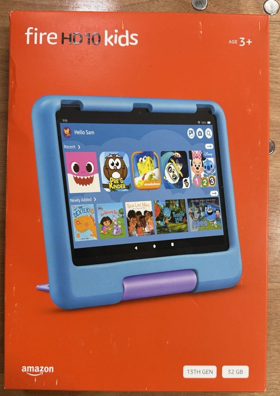 Amazon Kindle Kids Fire HD 10" Tablet (Newest Gen 13 ) 32G Age 3+ Blue
