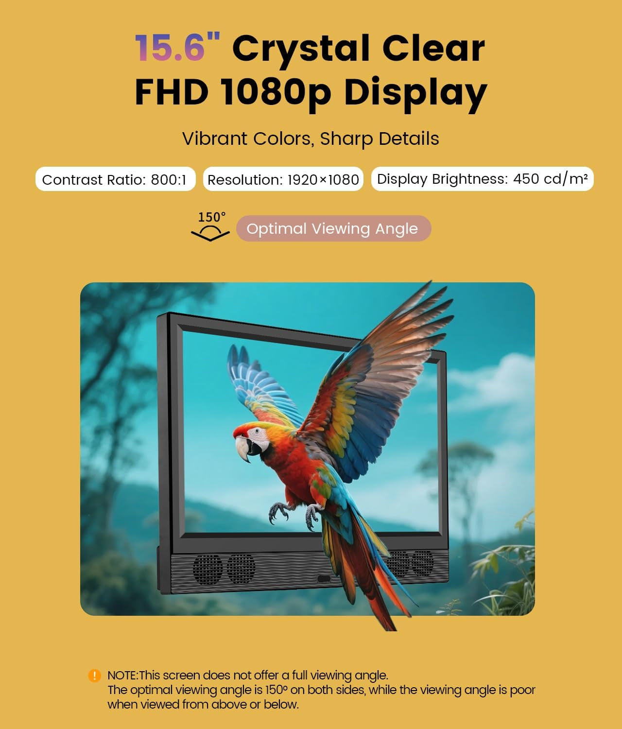 15.6 Inch Small Smart TV - Full HD 1080P Compact Flat Screen Smart Television with Wi/Fi, Bluetooth, Voice Remote for Kitchen, Bedroom, RV