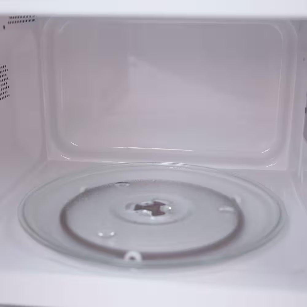 19 In. Width 0.9 Cu. Ft. White 900 Watt Countertop Microwave