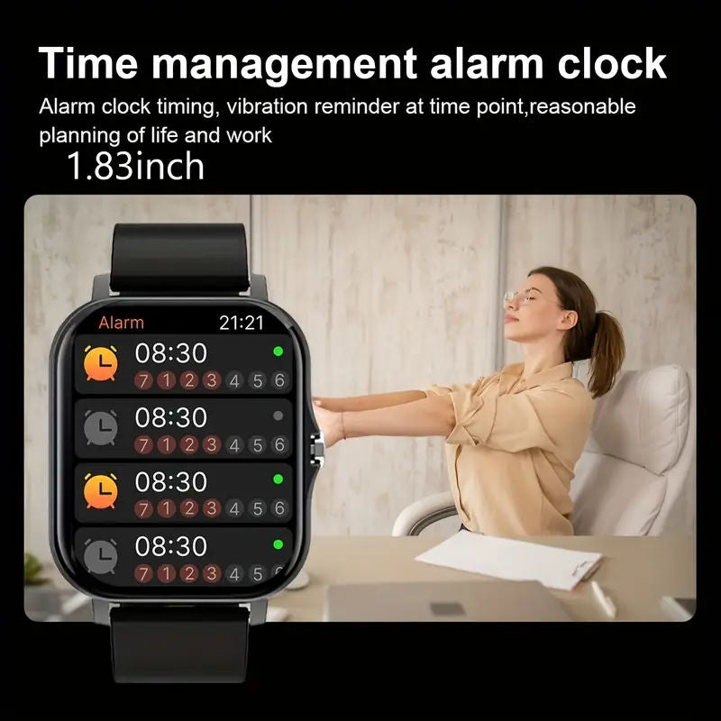 New Smartwatches Now on Sale, Featuring Message Alerts, Call Answering, Health Monitoring, Activity Tracking, Notification Reminders, and Fitness Functions.