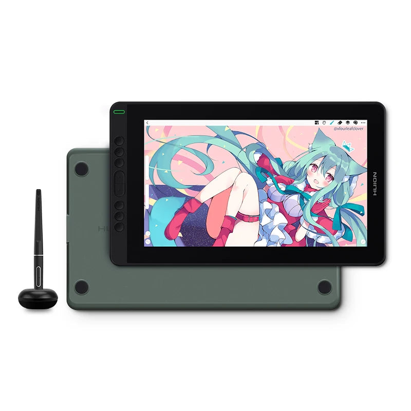 Kamvas 13 Graphics Tablet Monitor AG Glass Pen Display Drawing Screen 8192 Battery-Free Stylus for Android Windows Macos