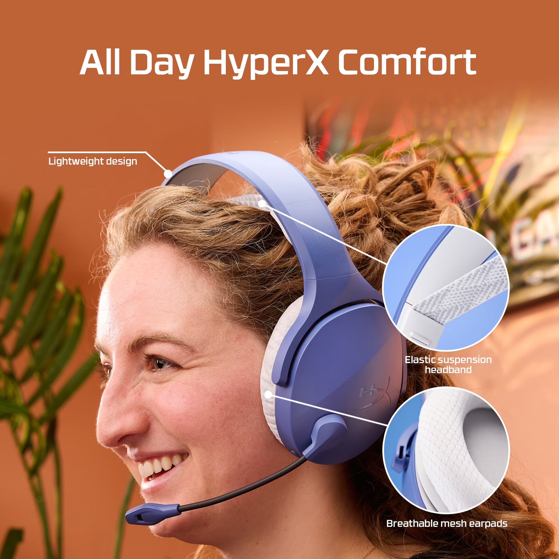 Cloud Jet - Wireless Gaming Headset - Blue