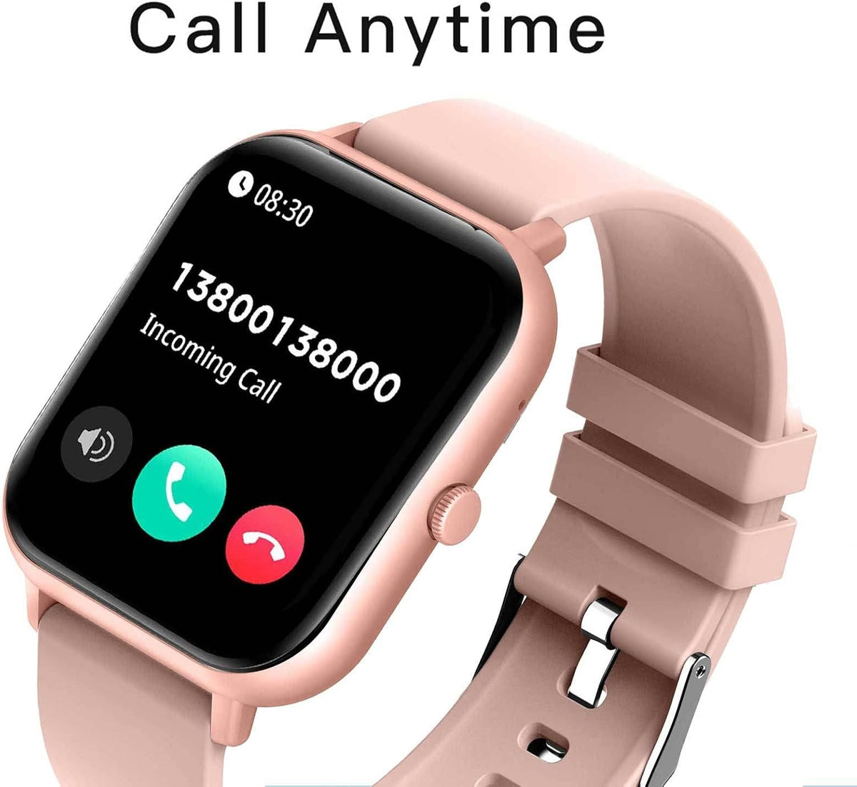 1.83" Smart Watch Answer/Make Calls, Full Touch Screen Bluetooth Smartwatch with AI Control 100+ Sports Mode GPS Fitness Tracker for Android Ios Phones Black