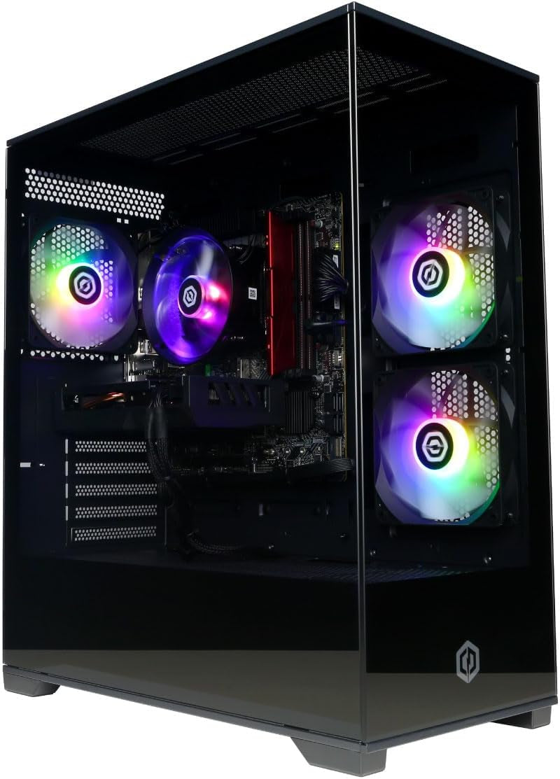 Gamer Xtreme VR Gaming PC, Intel Core I5-13400F 2.5Ghz, Geforce RTX 5060 8GB, 16GB DDR5, 1TB Pcie 4.0 SSD, Wifi Ready & Windows 11 Home (Gxivr8060A40)
