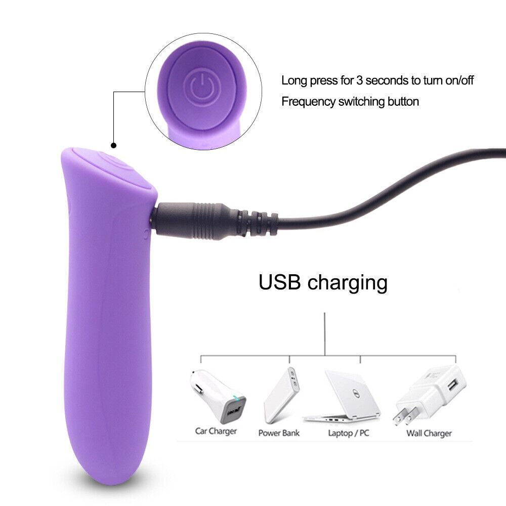 Waterproof Wireless Remote Control Bullet Clit Vibrator Sex Toys for Women US