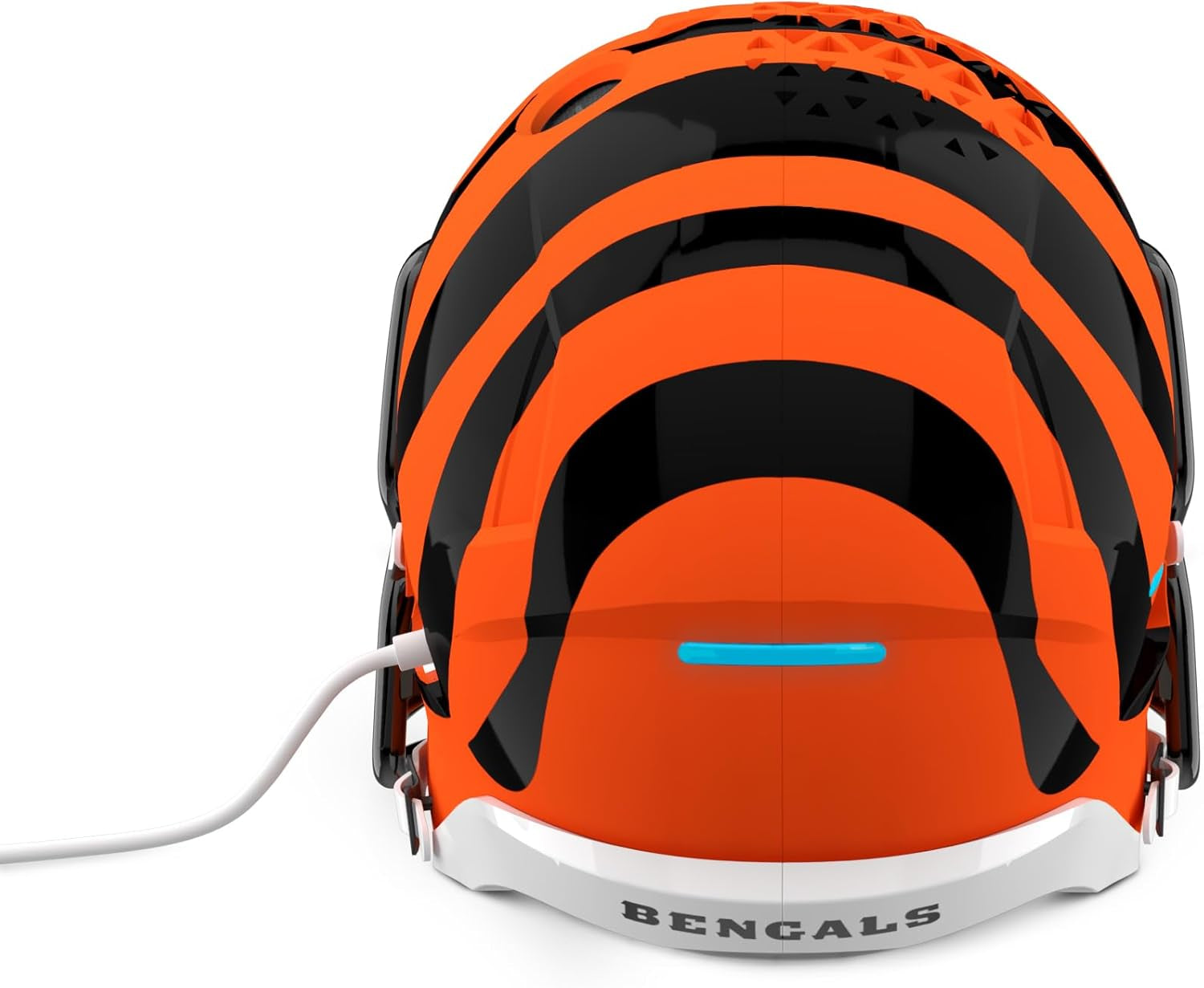NFL Echo Dot Bundle: Includes Echo Dot | Charcoal and Limited-Edition NFL Helmet Stand | Cincinnati Bengals. Available in All 32 NFL Team Designs. While Supplies Last.