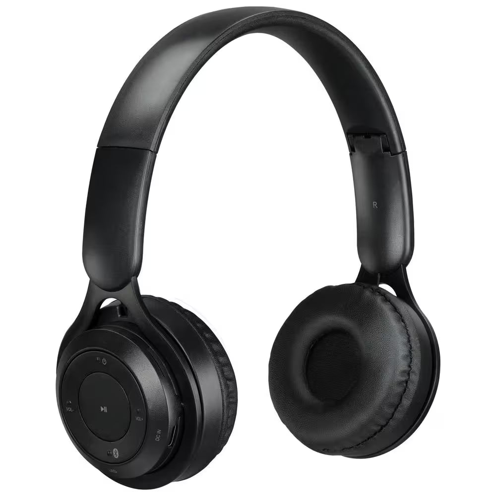Black Wireless Bluetooth over the Head Headphones