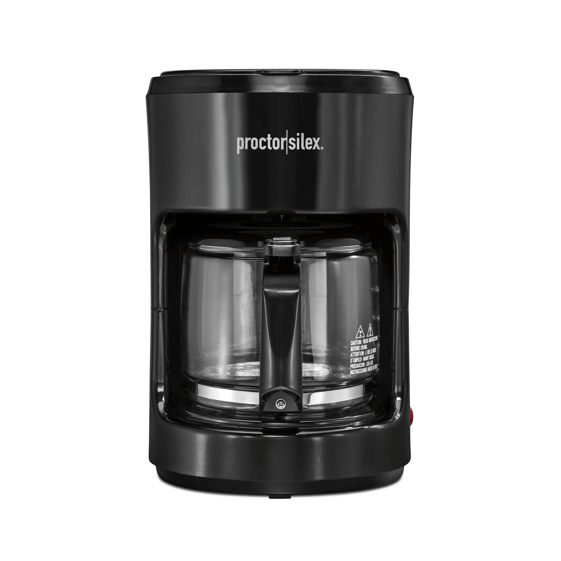 10-Cup Drip Coffee Maker Machine with Glass Coffee Pot, Black