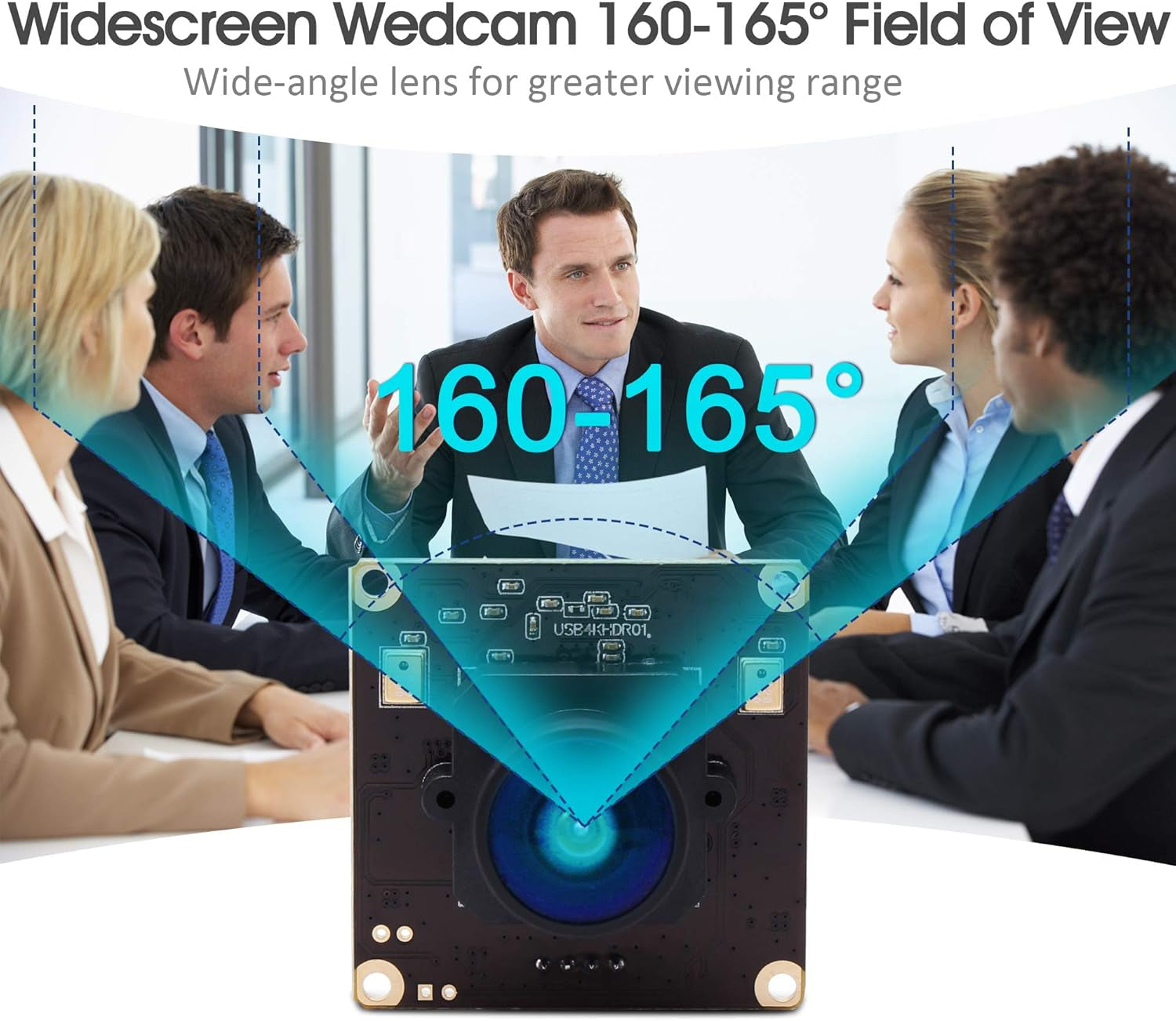 4K USB Camera Module Wide Angle with Microphone 170Degree Fisheye Lens Audio Video Webcam Board for Computer Mini UVC USB2.0 PC Camera Industrial USB with Camera IMX317 Lightburn Camera