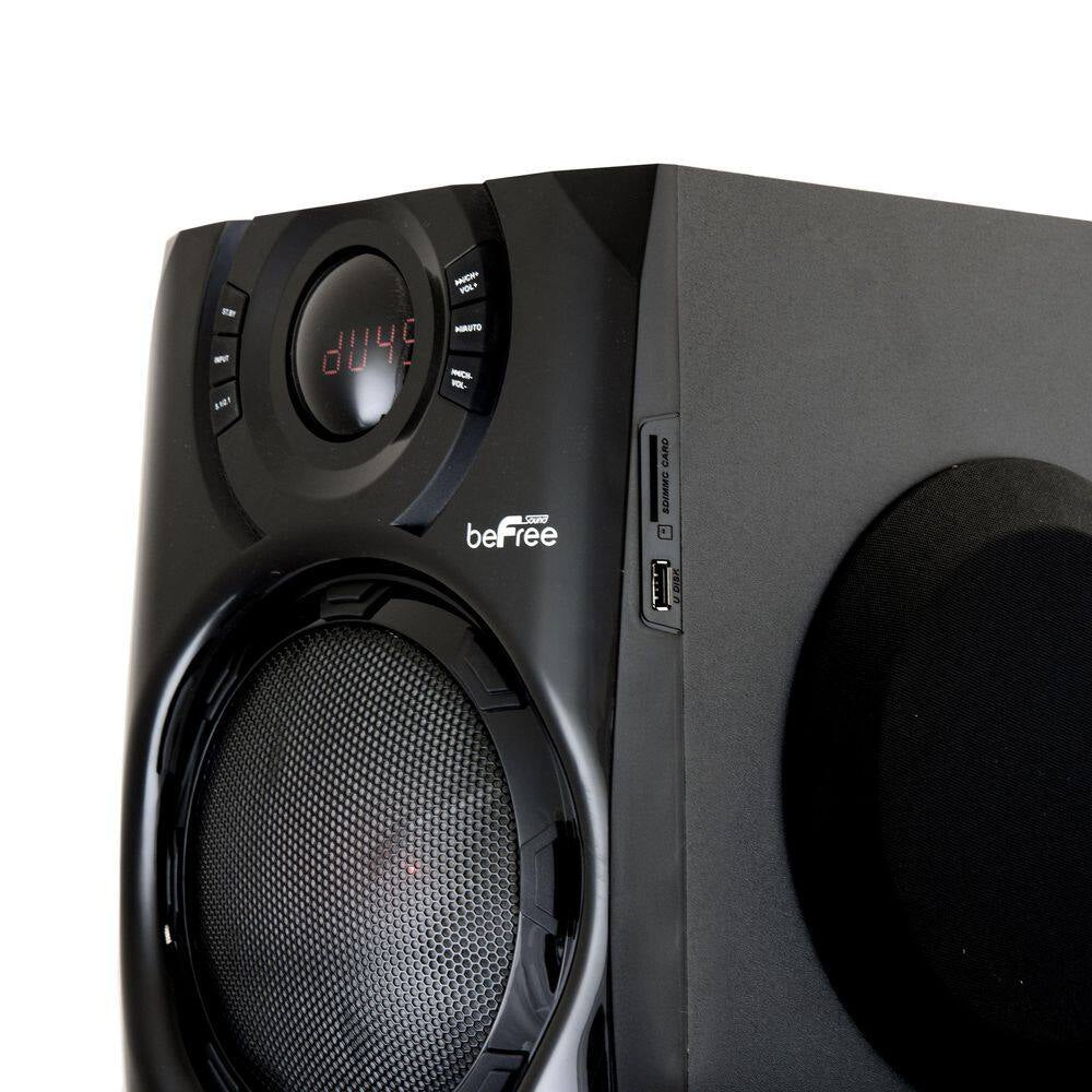 5.1 Channel Surround Sound Bluetooth Speaker System in Black