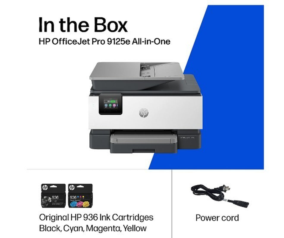 HP Officejet Pro 9125E All-In-One Printer with 3 Months Instant Ink