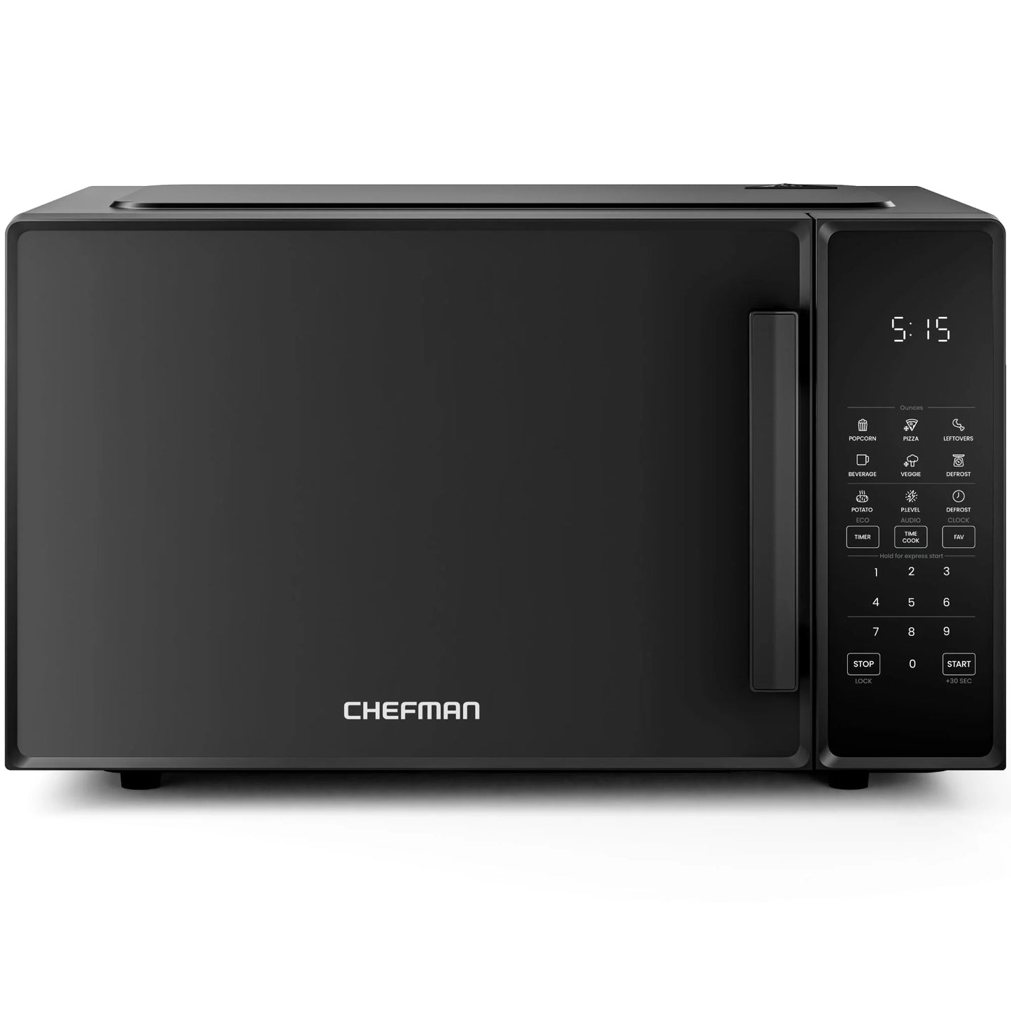 Countertop Microwave Oven 0.9 Cu. Ft., 900 Watts with 6 Presets and 10 Power Levels - Black