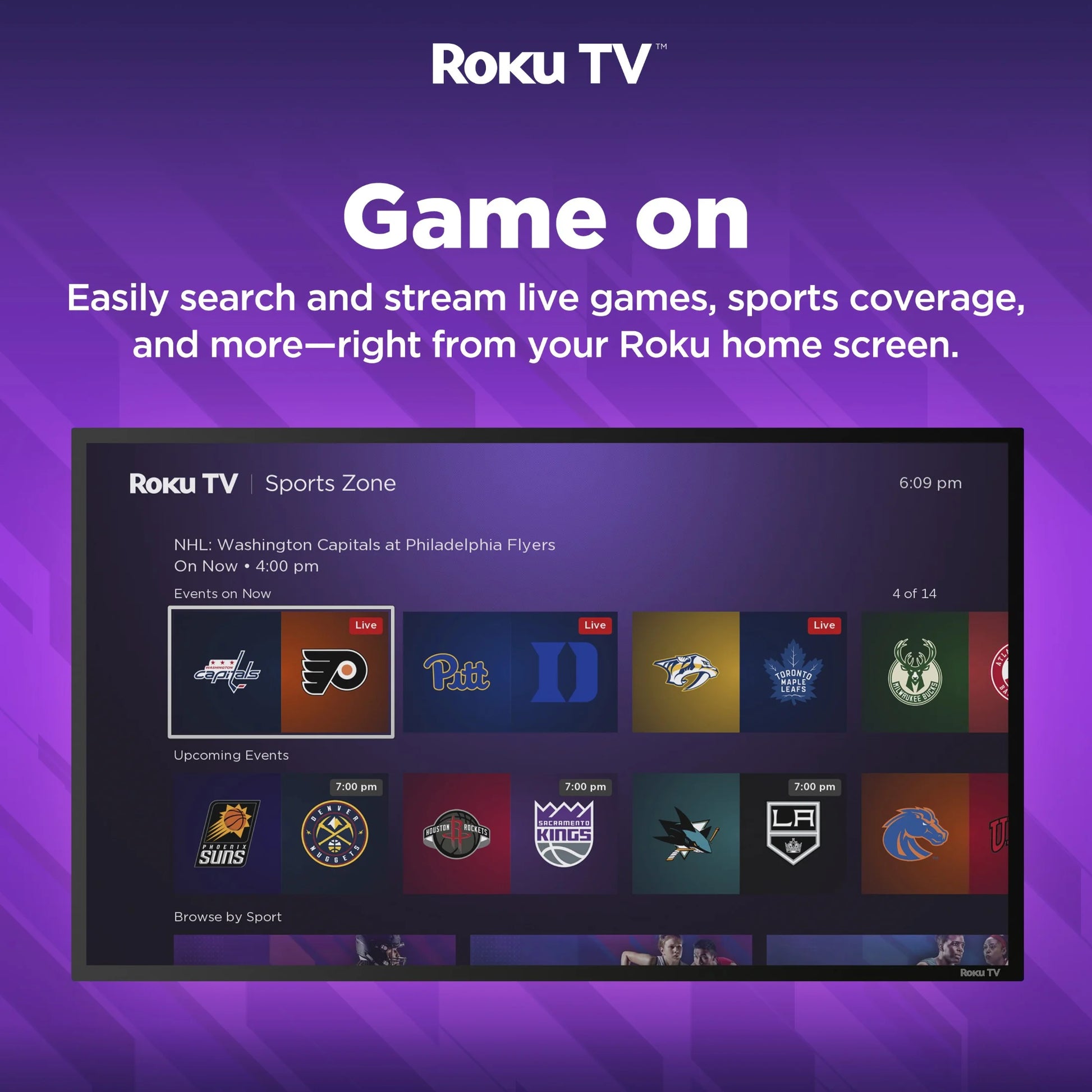 58" Class 4K UHD LED LCD Roku Smart TV HDR R6 Series 58R6E