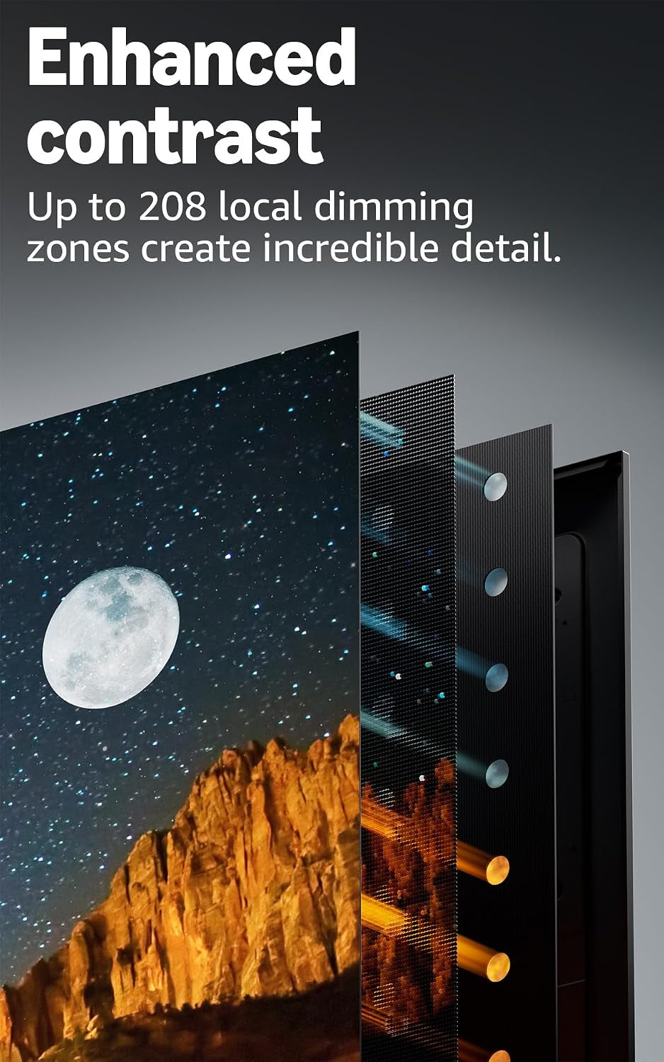 Ember 50" QLED Series with Fire TV (Newest Model), 4K Ultra HD Smart TV, HDR10+, Dolby Vision, Dolby Audio, Quad-Core Processor, Find Shows Faster with Alexa+