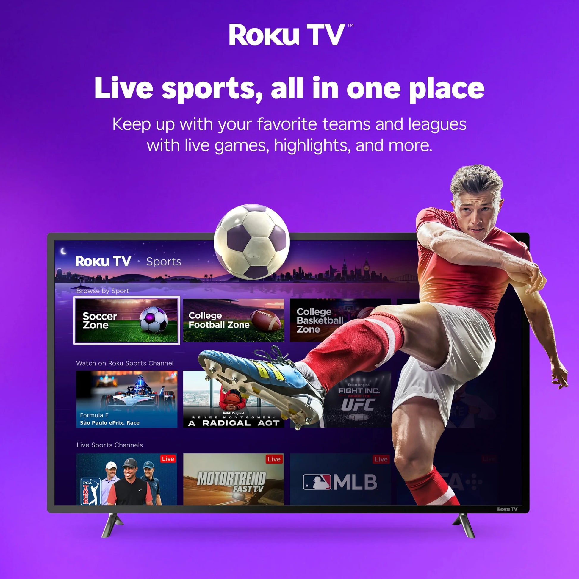 58" Class 4K UHD LED LCD Roku Smart TV HDR R6 Series 58R6E