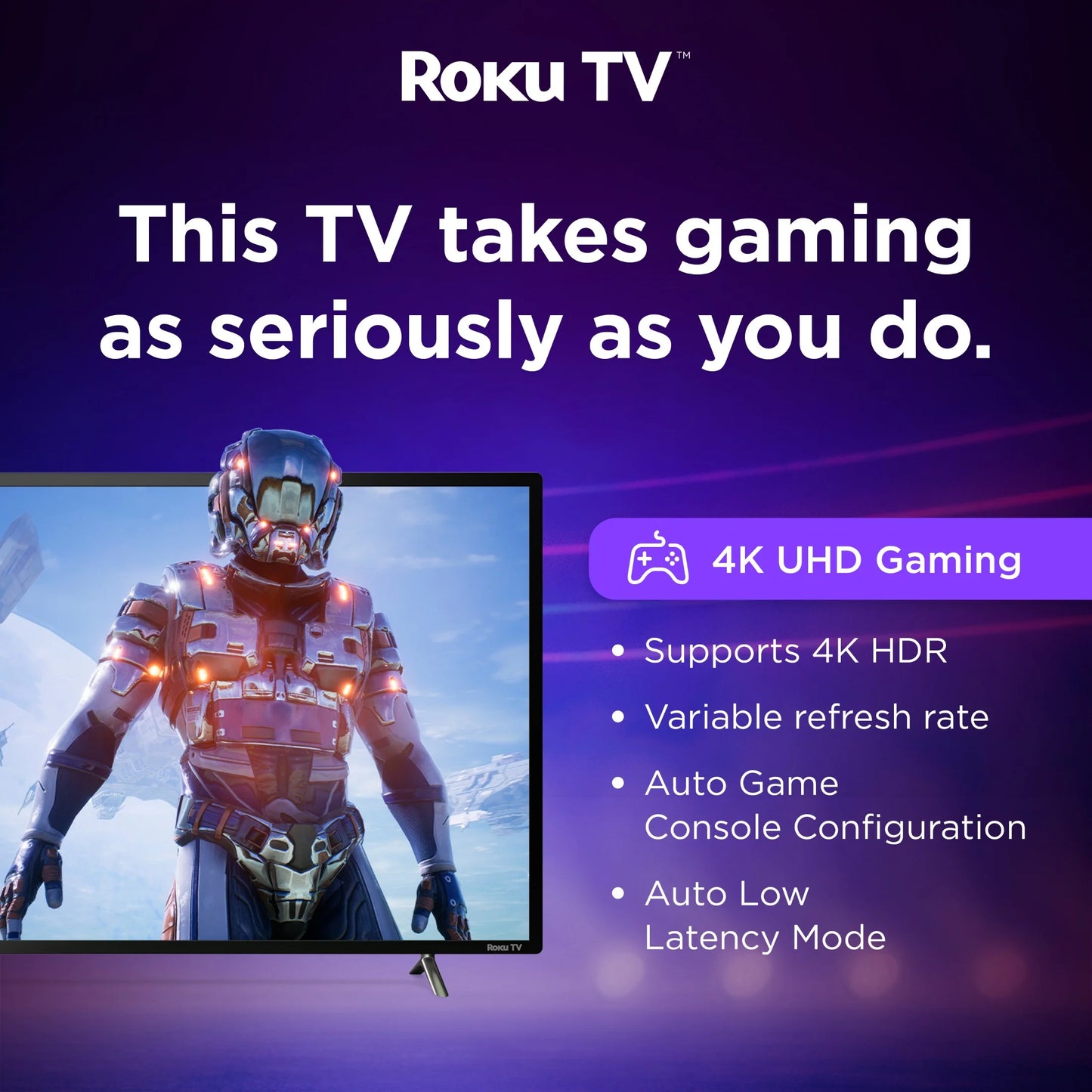 58" Class 4K UHD LED LCD Roku Smart TV HDR R6 Series 58R6E