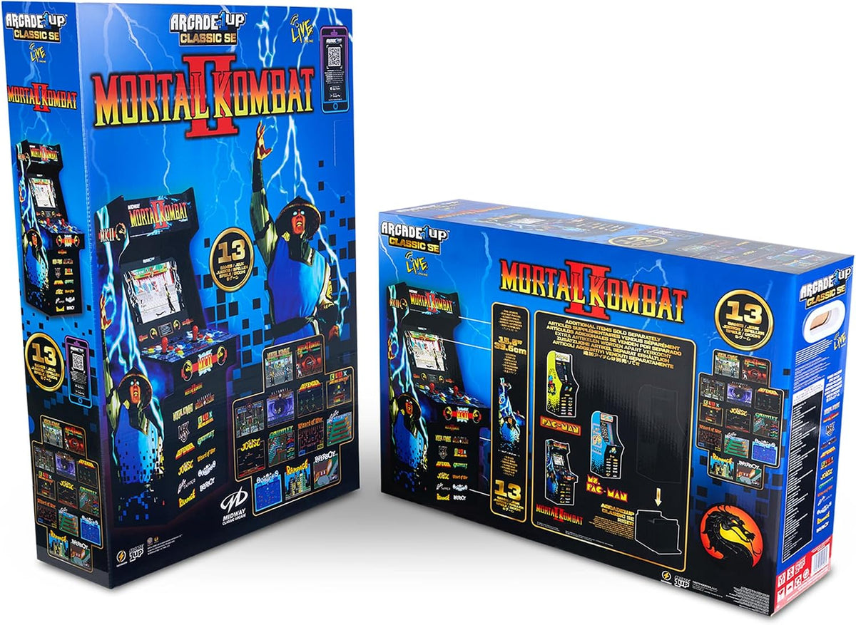 Arcade1Up Mortal Kombat Classic SE Arcade Machine, 15.6-Inch Screen