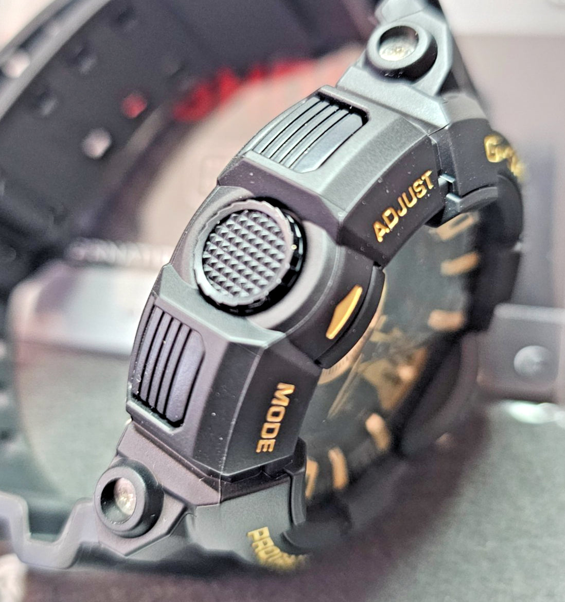 CASIO: G-SHOCK GA-400GB-1A9 - Men'S Watch - Ana Digi - Gold Black - Wrist Watch