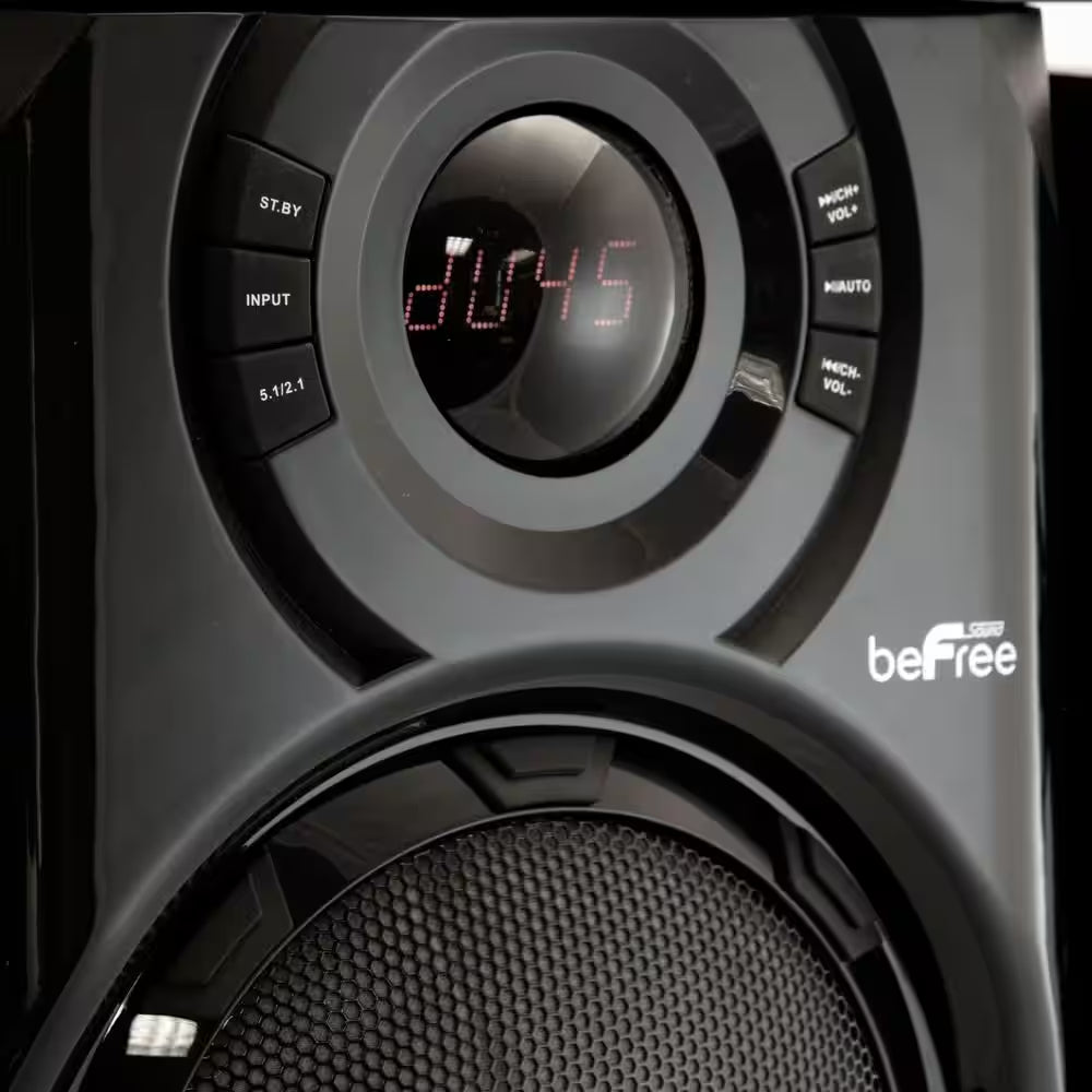 5.1 Channel Surround Sound Bluetooth Speaker System in Black
