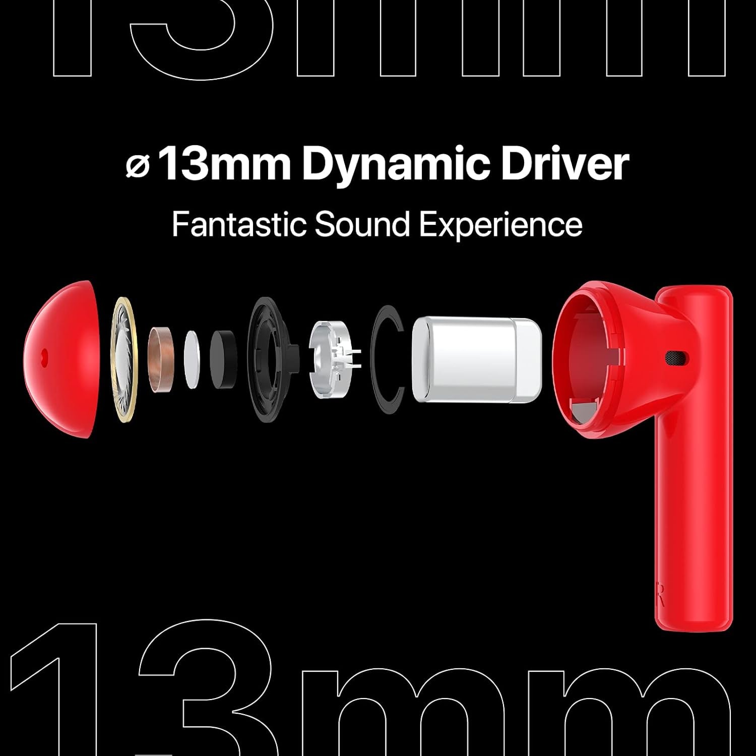 Wireless Earbuds, Airbuds U Wireless Headphones with Microphones, Bluetooth 5.1 Earphones In-Ear, Touch Control Bluetooth Earbuds, 24H Playing Time for Work, Home Office