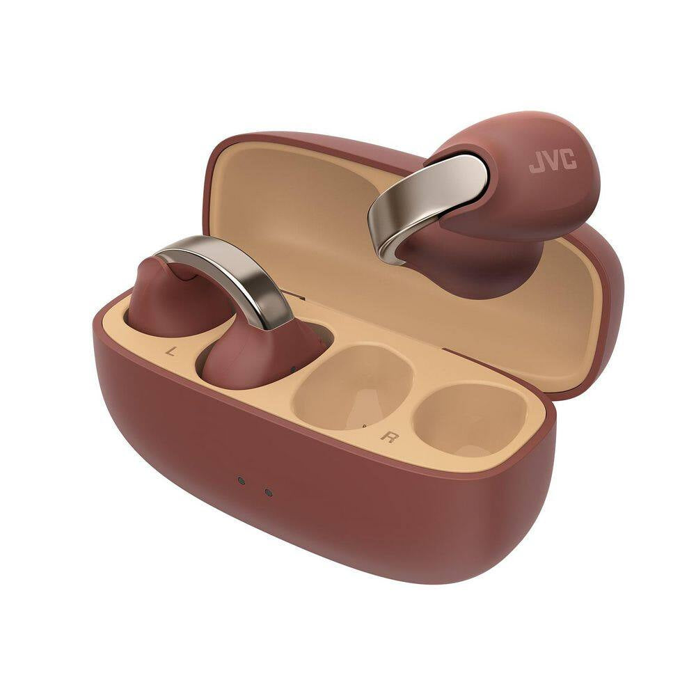 Nearphone Brown Wireless Bluetooth Open-Earcuff over the Ear Earbuds