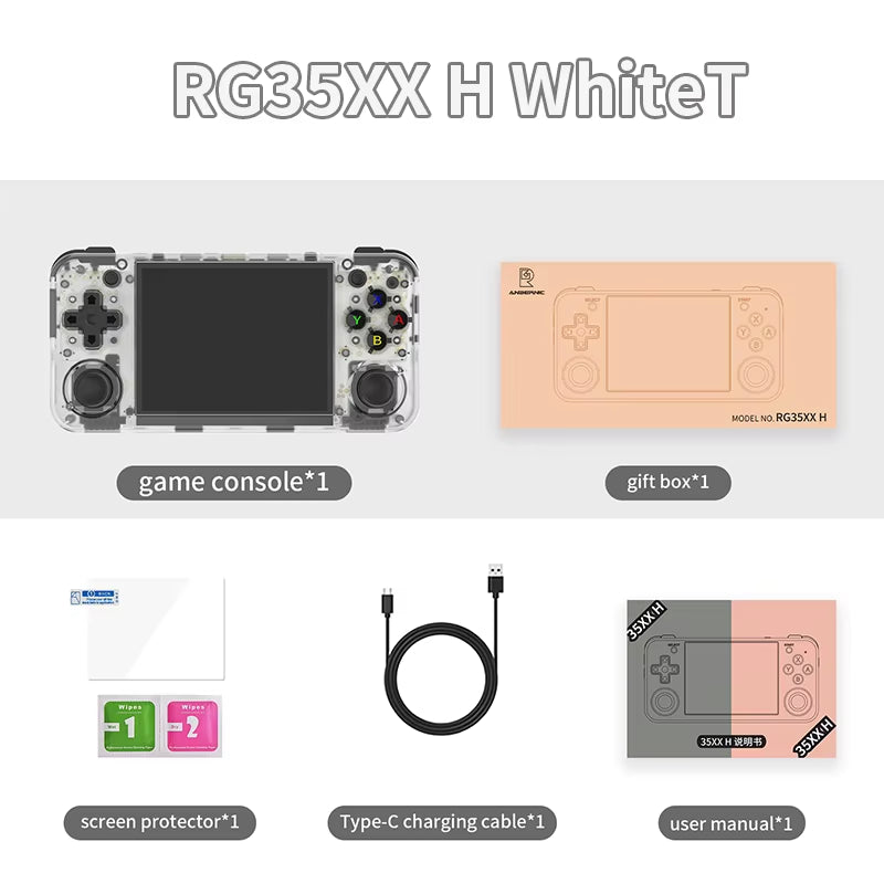 RG35XXSP Portable Flip Retro Handheld Game Console 3.5 Inch IPS Screen Linux System 3300Mah Supports 5G Wifi Bluetooth
