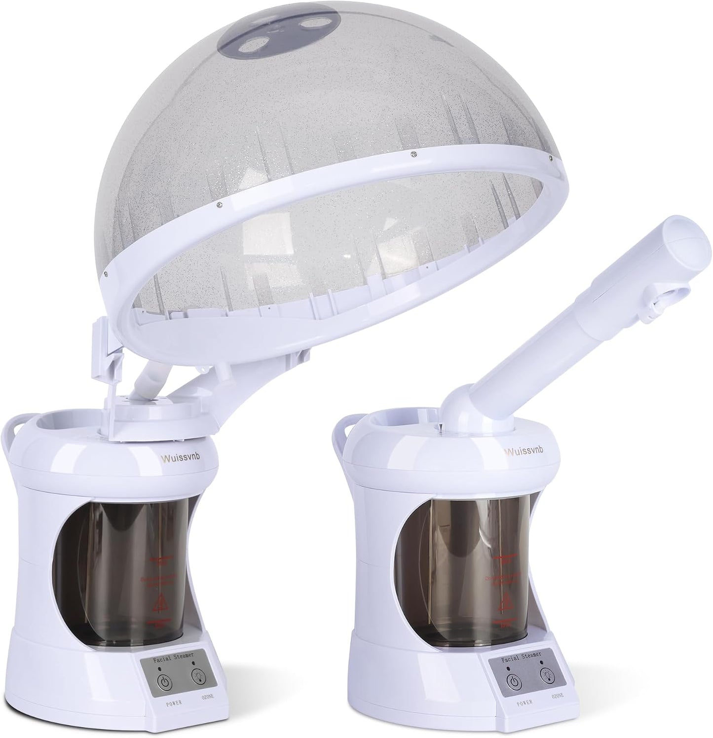 Hair Steamer,2 in 1 Hair and Facial Steamer with Extendable Arm, Portable Tabletop Steamer, Suitable for Home and Salon Personal Care