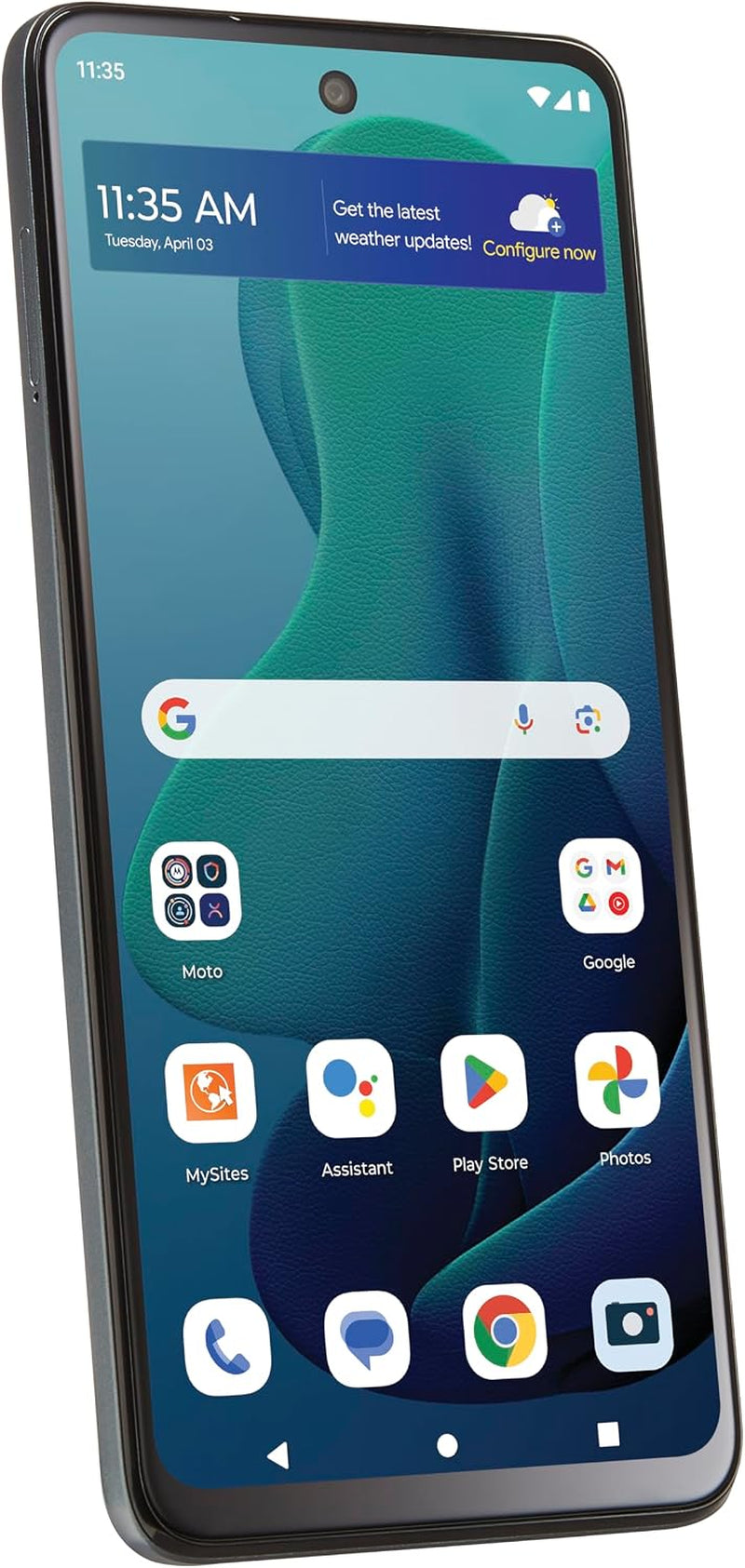 , Motorola Moto G 5G 2024, 128GB, Prepaid Smartphone, Gray, 50MP Camera, Locked
