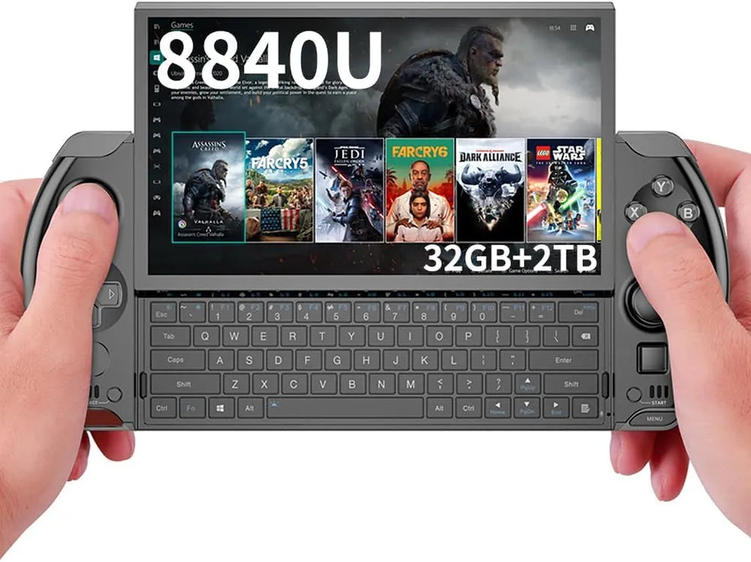 GPD WIN 4 32GB Memory 2TB SSD Hard Disk Handheld Gaming Laptop Portable Mini PC AMD 7640U Processor Touch Screen 4G Lte Supports