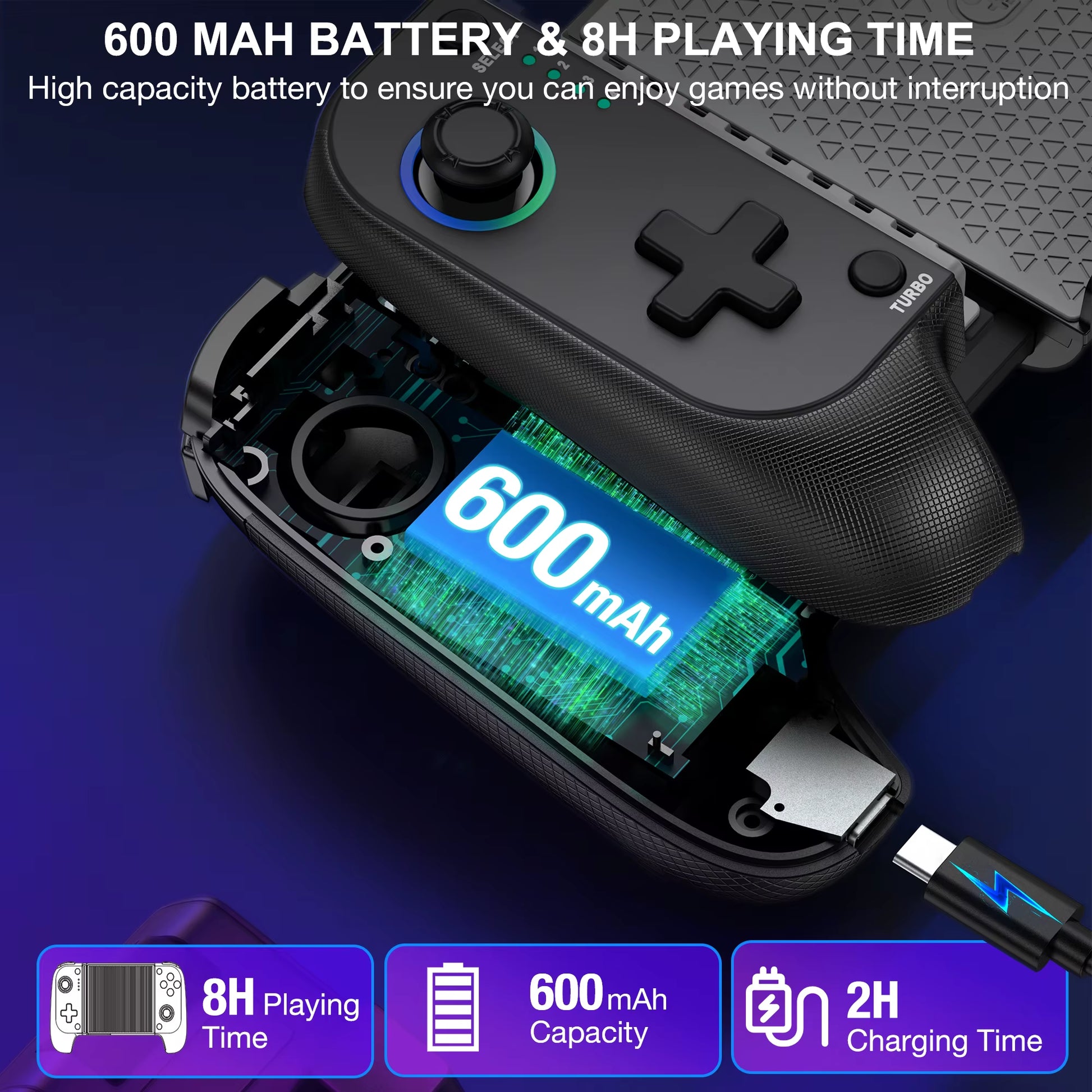 BEBONCOOL MC100 Gamepad Telescopic for Apple IOS Android PUBG COD Stretch Wireless Bluetooth Phone Game Controller Joystick
