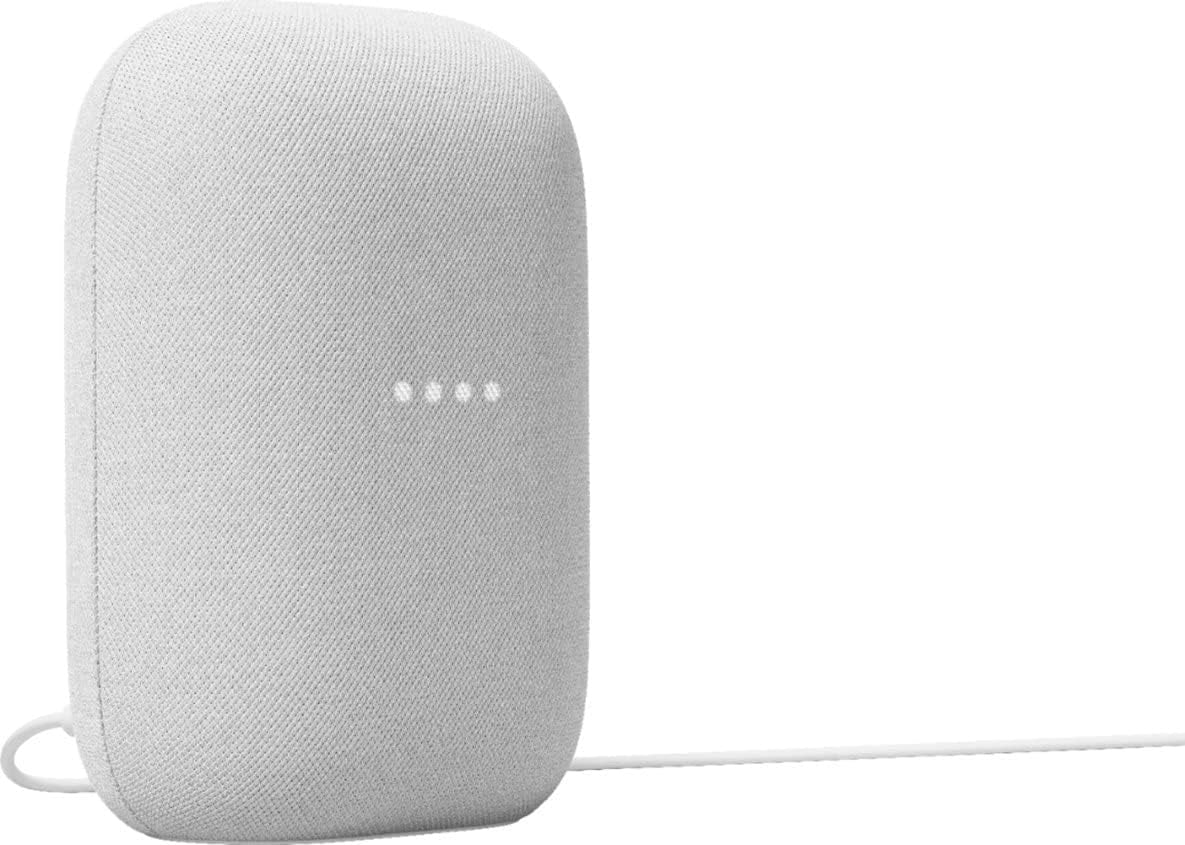 Google Nest Audio (3-Pack) Smart Speakers – Multi-Room Wireless Home Speaker Bundle with Bluetooth, Wi-Fi, Assistant, Stereo Sound, Voice Control & Smart Home Integration
