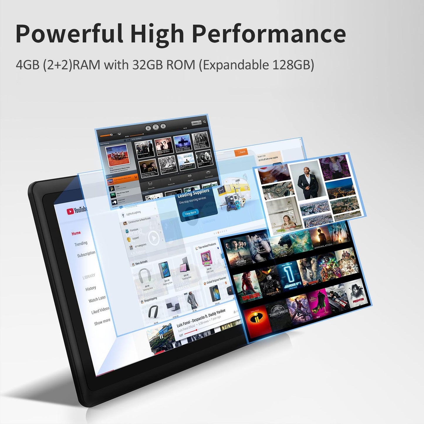 7 Inch Tablet, Quad Core Android 13 OS, 32GB ROM, Wifi, Bluetooth, Dual Camer...