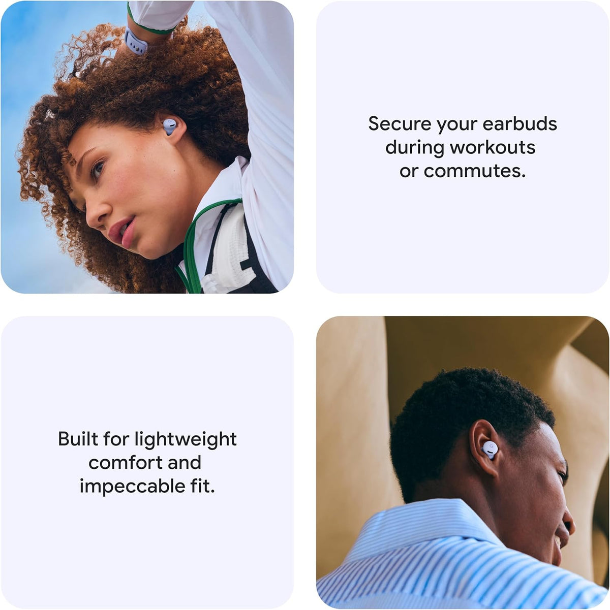 Google Pixel Buds 2A - Wireless Bluetooth Earbuds - Hazel