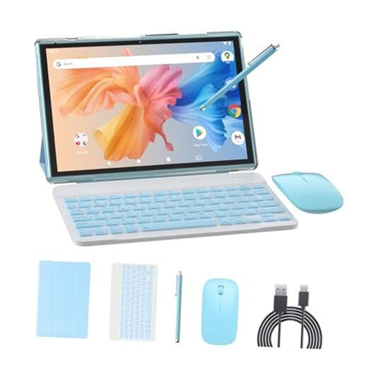 2 in 1 Tablet 10 Inch Android 14 OS Tableta, Tablets with Keyboard, Mouse,
