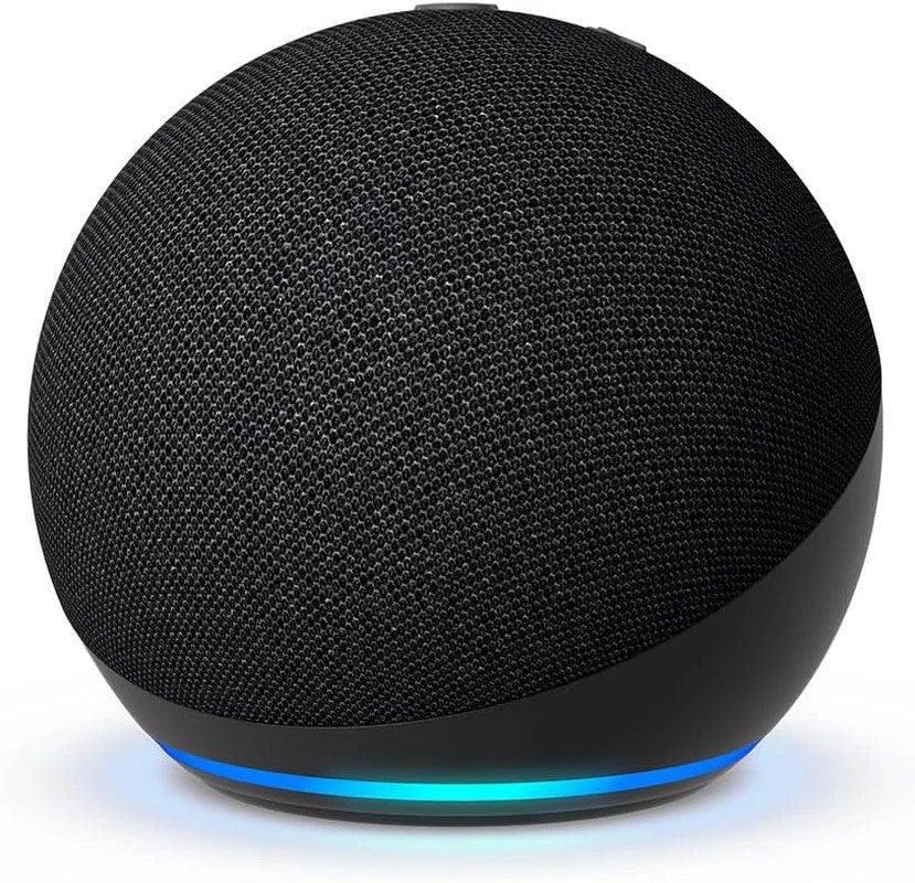 Echo Dot (Newest Model), Vibrant Sounding Alexa Speaker, Great for Bedrooms, Din