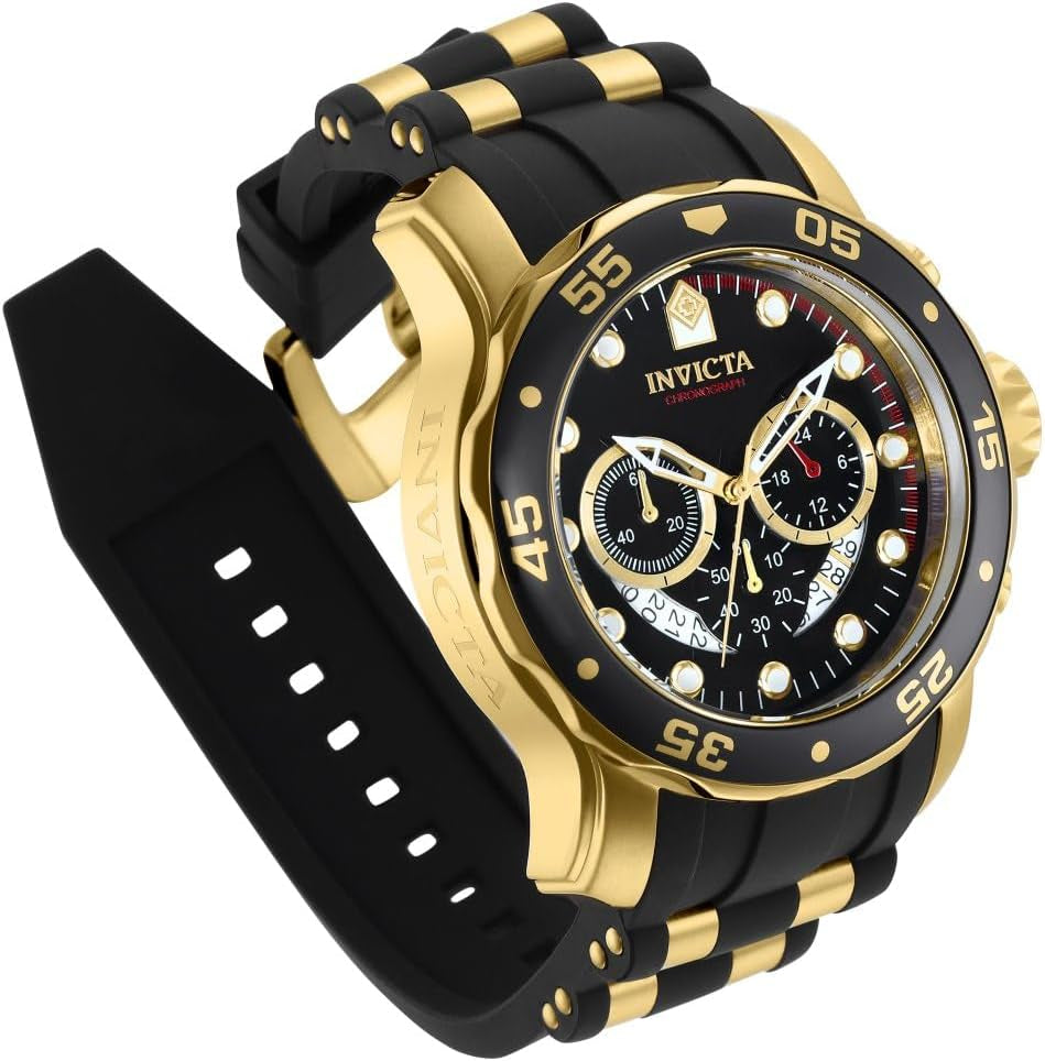 Invicta Pro Diver Reloj Inoxidable Pulsera Cronógrafo Cuarzo Acero Para Hombre