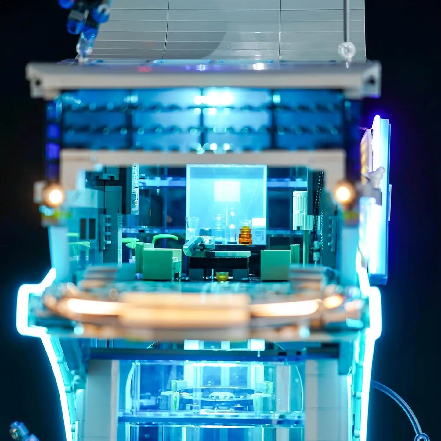 Upgraded Led Light Kit for Lego Avengers Tower Battle Building Toy Set, Remote Version Compatible with Lego 76269, Gift Idea For