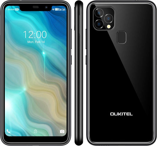 C22 Unlocked Smartphones (2021 New) 128GB/4GB Android 10 Unlocked Cell Phones with Dual Sim 256GB Expandable 5.86'' 4000Mah Face ID + Fingerprint GSM 4G LTE International Phones