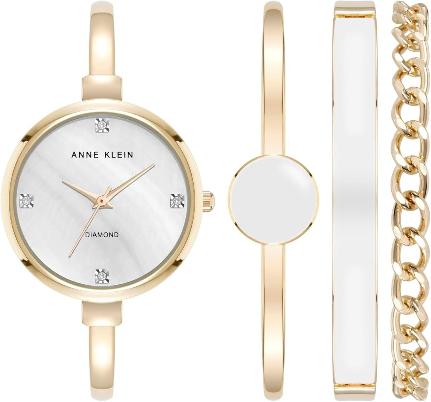 Anne Klein Women'S Bangle Watch and Bracelet Set Mother Gift Bangle W/Bracelets