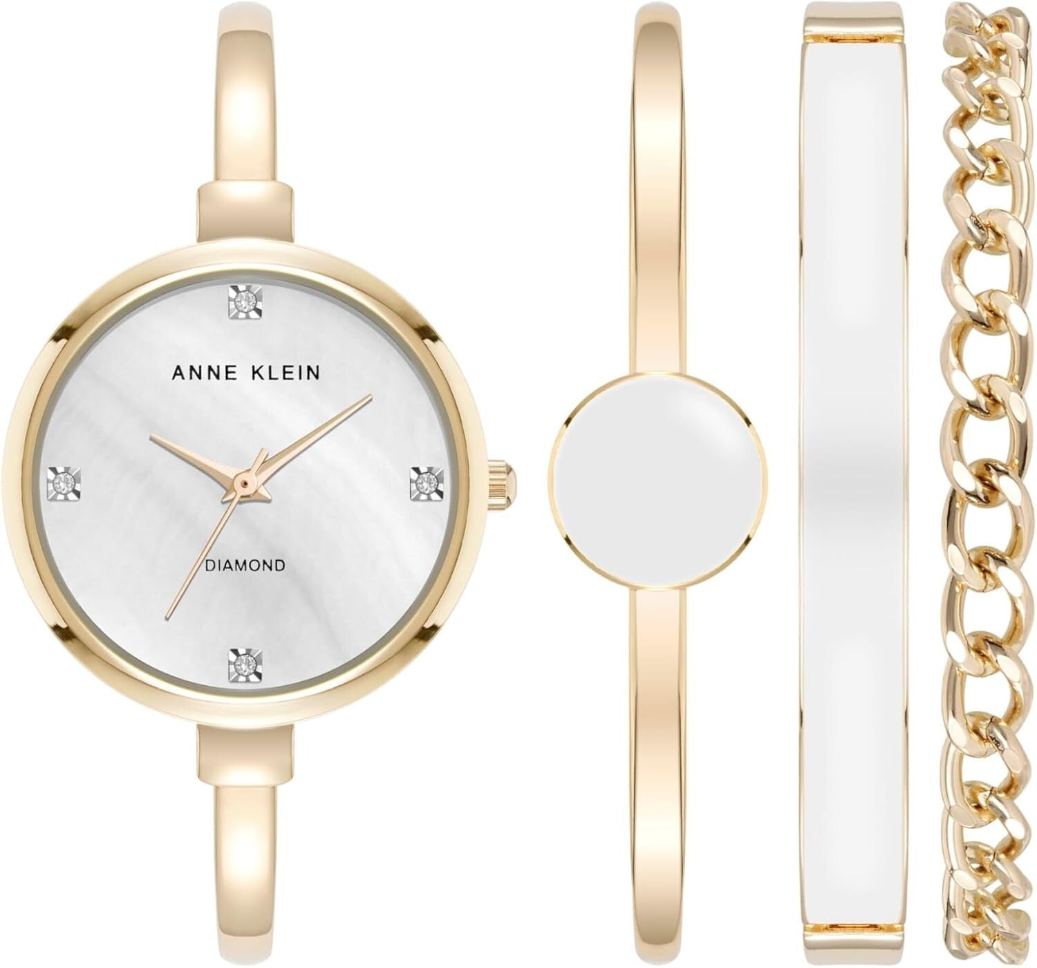 Anne Klein Women'S Bangle Watch and Bracelet Set Mother Gift Bangle W/Bracelets