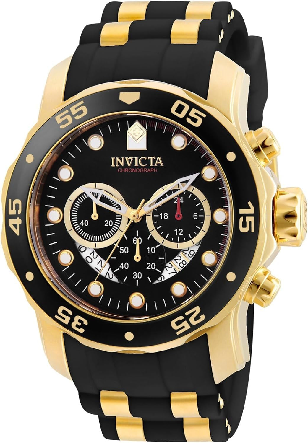 Invicta Pro Diver Reloj Inoxidable Pulsera Cronógrafo Cuarzo Acero Para Hombre