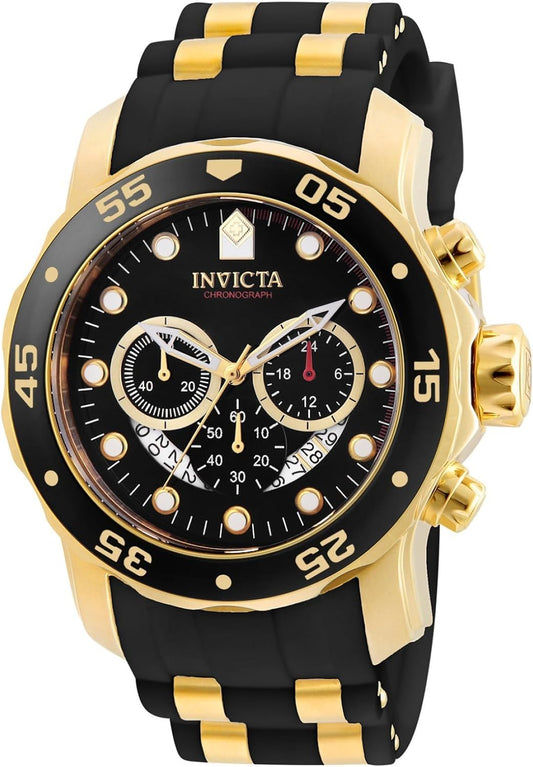 Invicta Pro Diver Reloj Inoxidable Pulsera Cronógrafo Cuarzo Acero Para Hombre