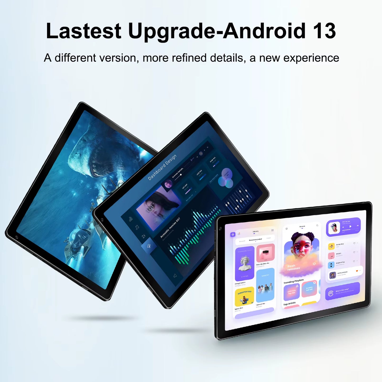 OC101 10.1 Inch Tablet Octa-Core Processor 8GB RAM 128GB ROM 1TB TF Card Expandable Android 13 Tablets HD Touchscreen PC PAD