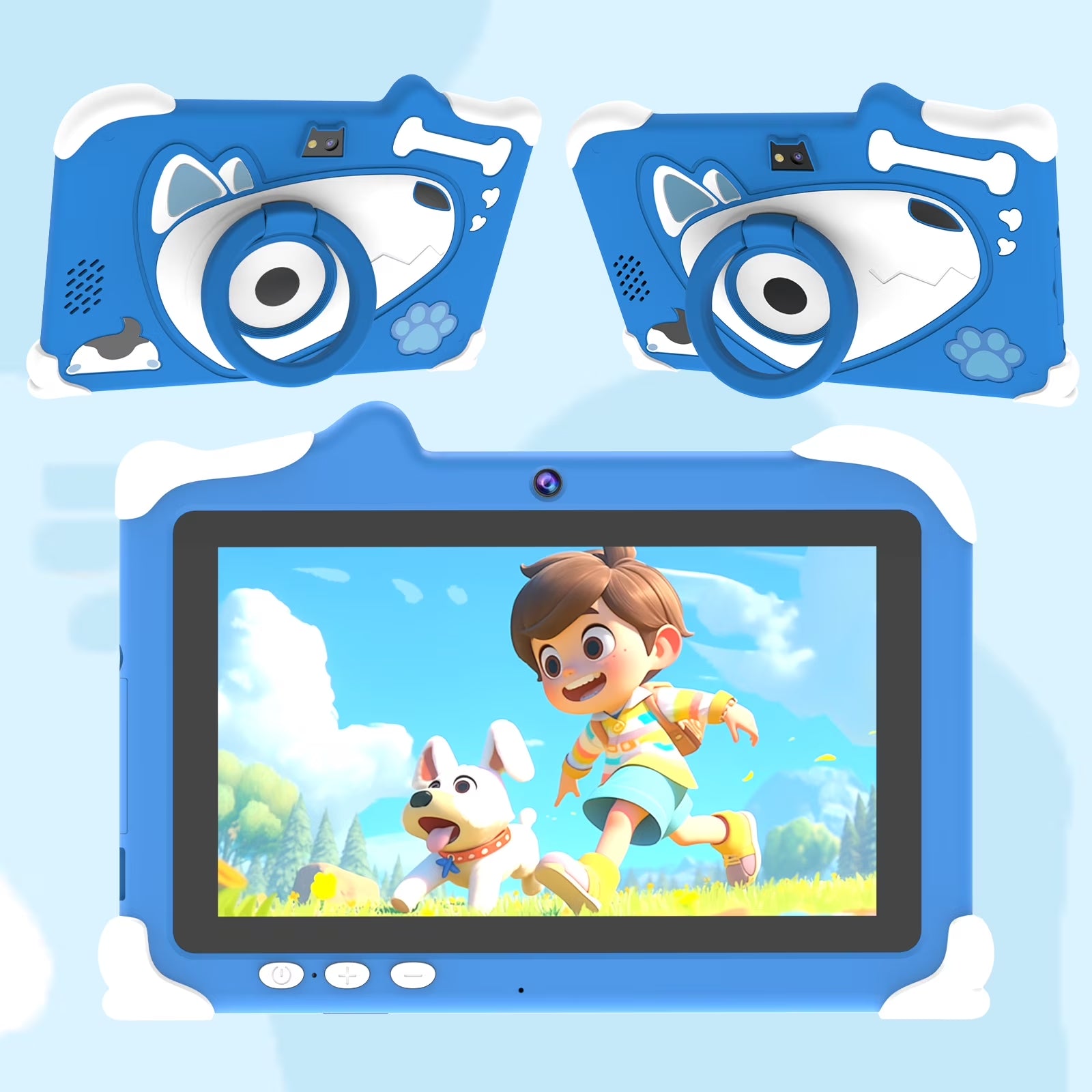 Android 12 Kids Tablet, 7 Inch Tablet for Kids, 4GB RAM 32GB ROM Toddler Tablet, 1.5Ghz Quad-Core Processor, Safety Eye Protection Screen, Parental Control APP, Tablet with Shockproof Case