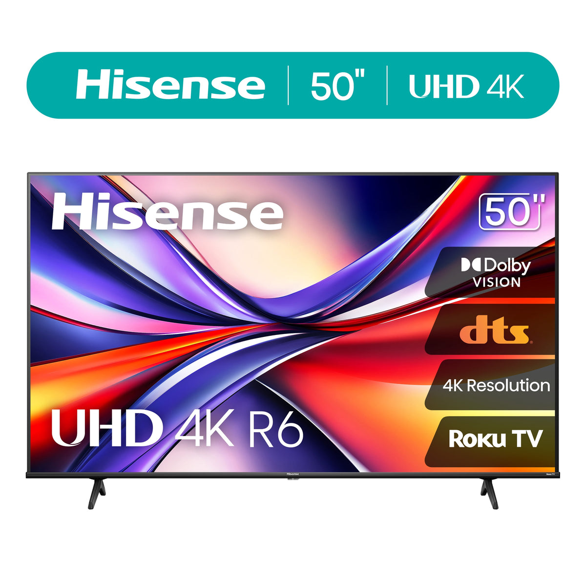 50" Class 4K UHD LED LCD Roku Smart TV HDR R6 Series 50R6E3