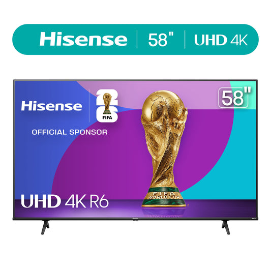 58" Class 4K UHD LED LCD Roku Smart TV HDR R6 Series 58R6E
