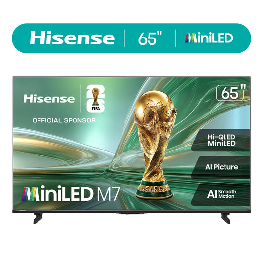 65" M7 Series Mini-Led QLED 4K UHD Google Smart TV (65M7SG, 2026 Model) - Mini LED, Hi - QLED, Dolby Vision, HDR10+, Built-In Subwoofer, Game Mode Pro, AI Smooth Motion, Google Assistant