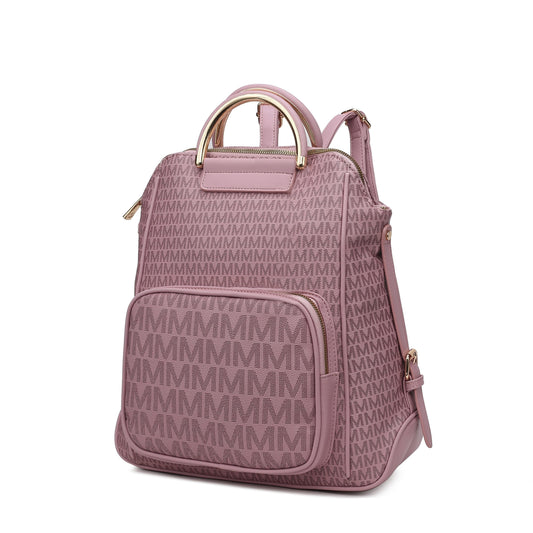 June Women’S Backpack, M Signature Vegan Leather Daypackpack for Travel by Mia K