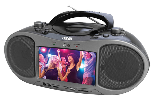 Electronics NDL-256 7-Inch Bluetooth DVD Boombox