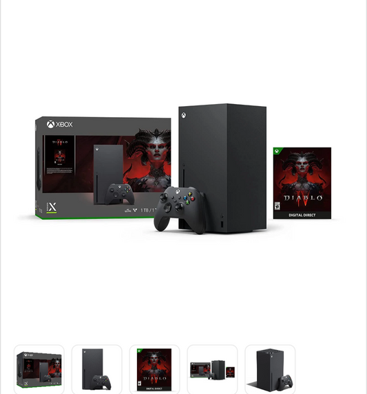 Xbox Series X and Diablo IV - the Ultimate Gaming Adventure with Extras
